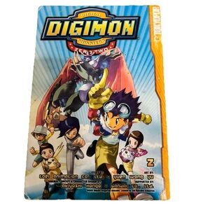 DIGIMON 02 Manga Vol 2 Tokyopop English Digital Monsters Zero Two Yuen Wong Yu
